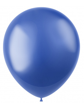 Ballons Radiant Royal Blue Metallic 33cm - 50 Stück