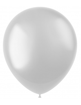 Ballons Radiant Pearl White Metallic 33cm - 100 Stück