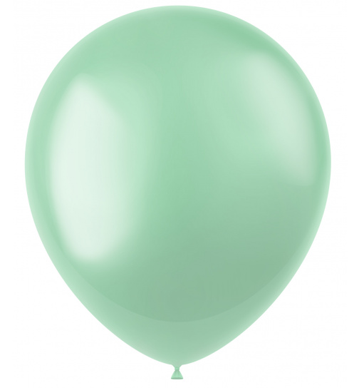Ballons Radiant Minty Green Metallic 33cm - 100 Stück