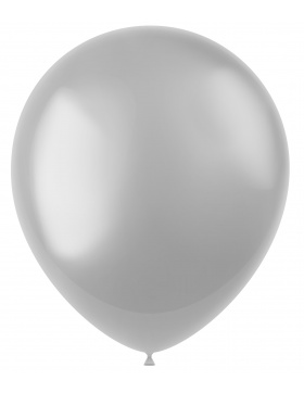 Ballons Moondust Silver Metallic 33cm - 100 Stück