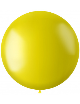 Ballon XL Radiant Zesty Yellow Metallic - 78 cm