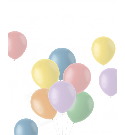 Ballons Powder Pastels 33cm - 10 Stück