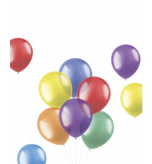 Ballons Translucent Brights 33cm - 10 Stück