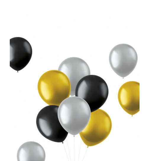 Ballons Rich Metallics 33cm - 10 Stück