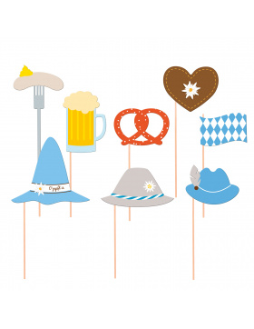 Fotorequisiten Set Bierfest 10tlg Oktoberfest Foto Props...