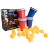 Beer Pong Set 48tlg Trinkspiel Partyspiel 24 Cups 24 Bälle Party Game
