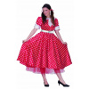 Damen Kostüm Fifties  Rot/ Weiß, Stiel 50er Jahre  Größe M Karneval , Fasching