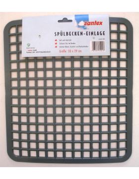 Santex Spülbecken- Einlage, Spülbeckeneinlage 33x29 cm