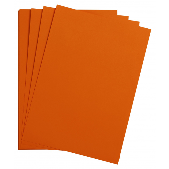 Fotokarton 50x70cm 270g 25 Bogen - Orange
